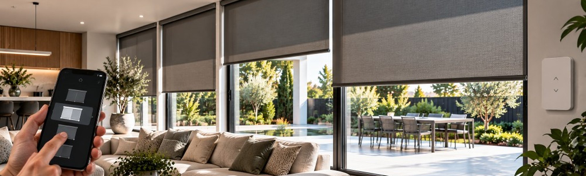 Automated blinds and curtains